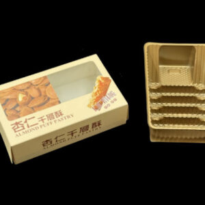 Almond Crepe Paper Box