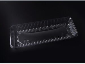 Transparent Rectangular Single Tray A193