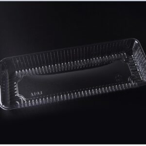 Transparent Rectangular Single Tray A193