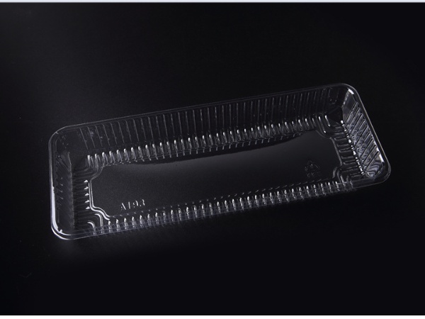 Transparent Rectangular Single Tray A193
