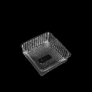 Transparent Square Single Tray A132